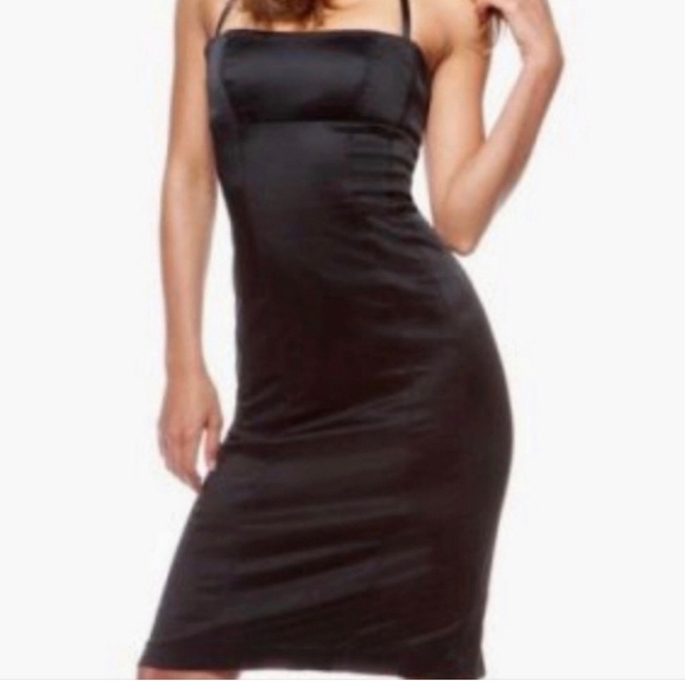 NWT Bebe Slim Sexy Tube Dress Black Size S